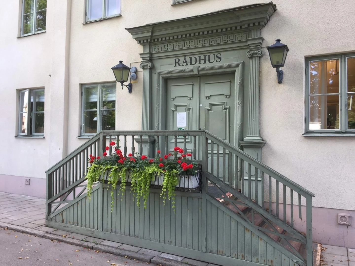 Rådhusets entré