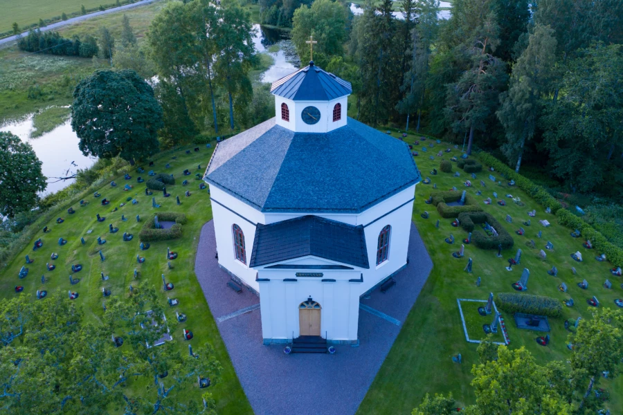 Silvbergs kyrka. Foto: Nils Fältman