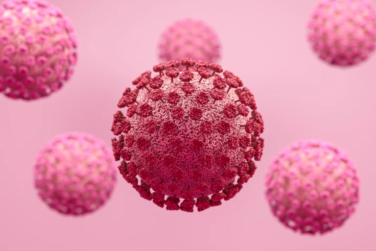 Stiliserat coronavirus.