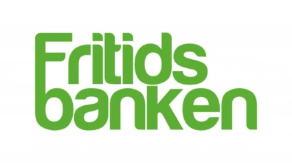 Fritidsbankens logga i grönt och vitt