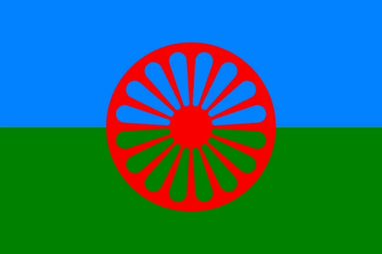 Romska flaggan.
