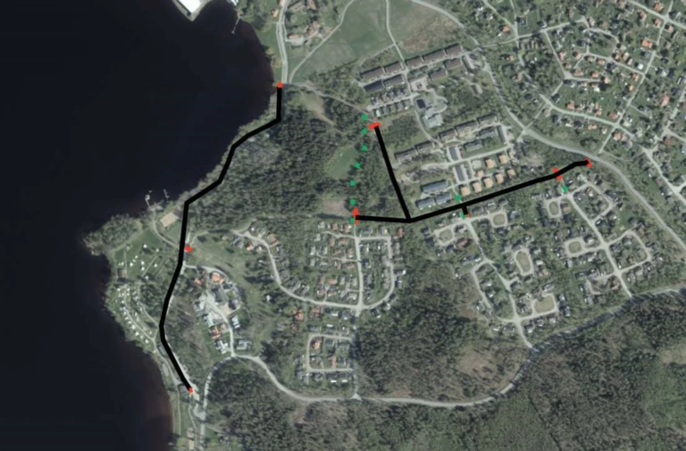 Avstängningar av väg-cykelvägar