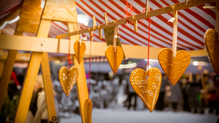 Julmarknad på Rådhustorget i Säter
