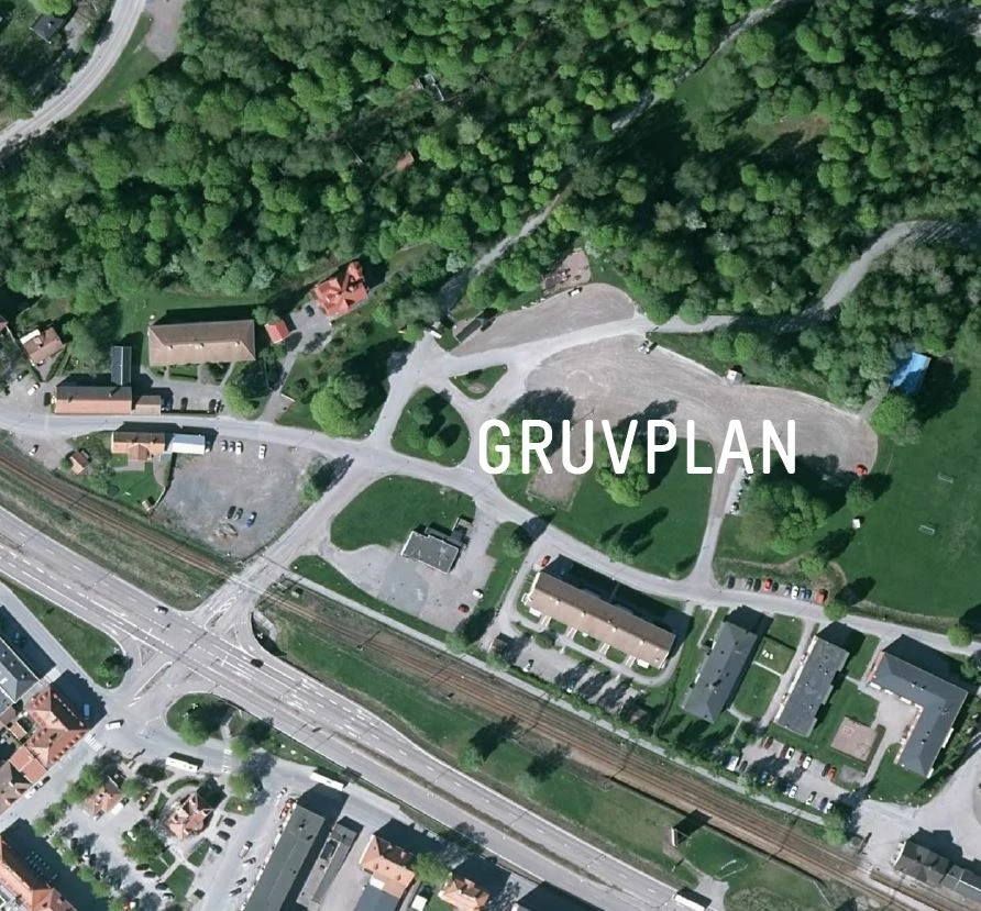 Gruvplan från ovan.