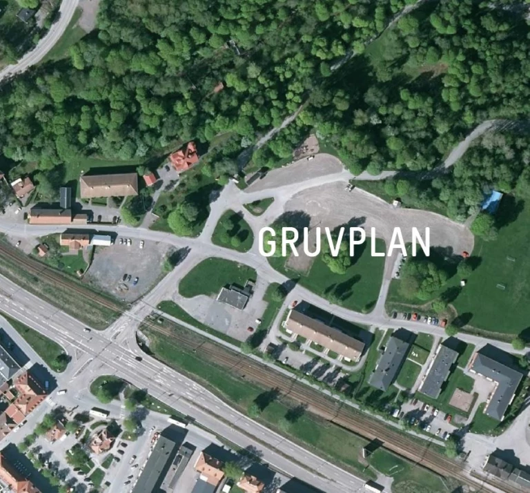 Gruvplan från ovan.