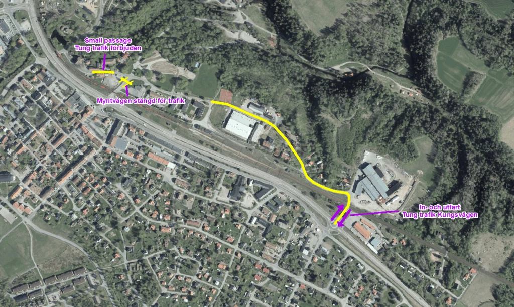 Karta Kungsvägen