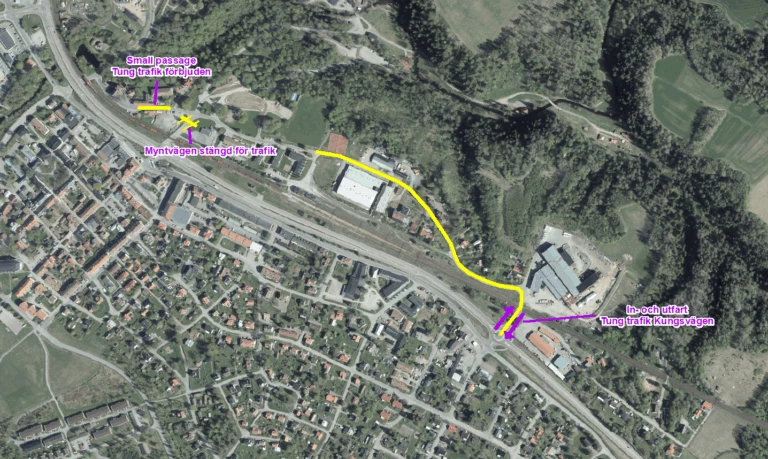 Karta Kungsvägen