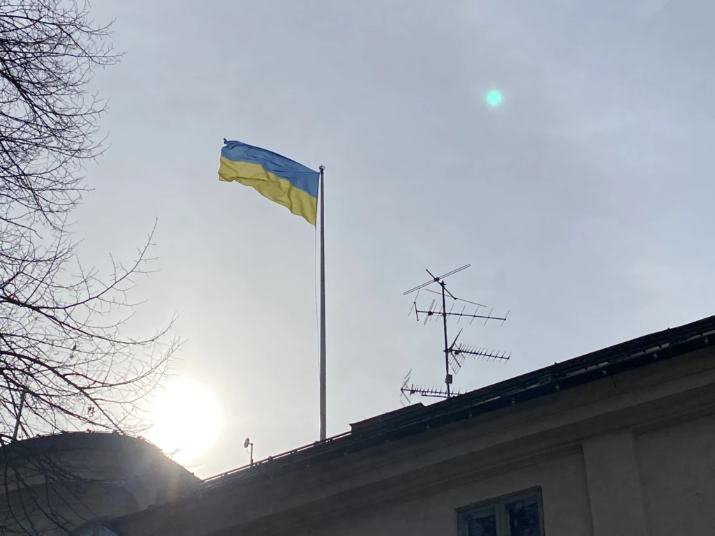 Ukrainas flagga