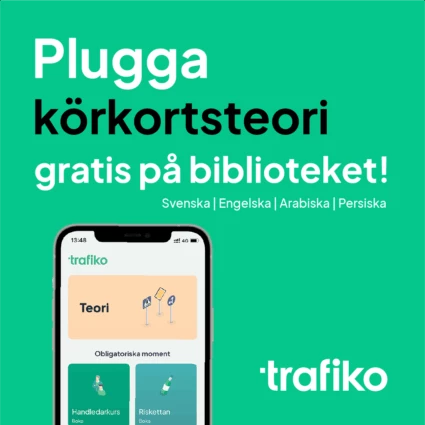 Trafiko - plugga körkortsteori gratis på biblioteket