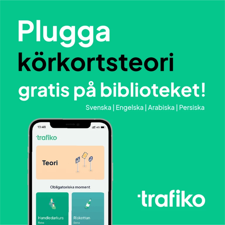 Trafiko - plugga körkortsteori gratis på biblioteket