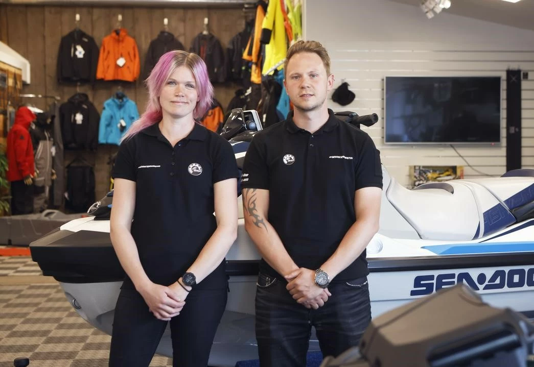 Christoffer Tiurinen och Emelie Wester