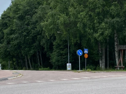 Infarten från Smedjebacksvägen till Skönvik.