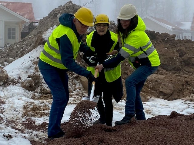 Gemensamt spadtag för LSS-boendet