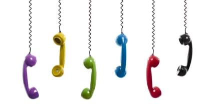 Hängande telefoner