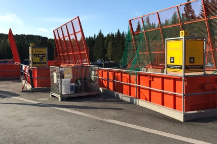 Återvinningscentralen i Säter