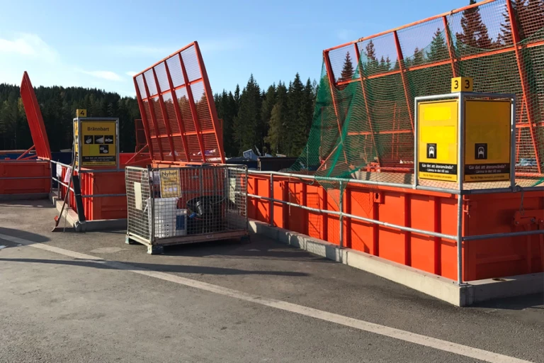 Återvinningscentralen i Säter