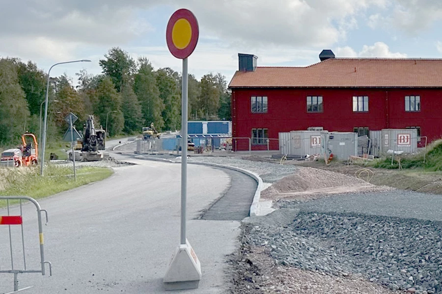 Åsenvägen avstängd