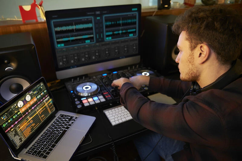 Hårdvara för att producera musik.