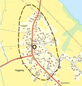 Karta över Naglarby