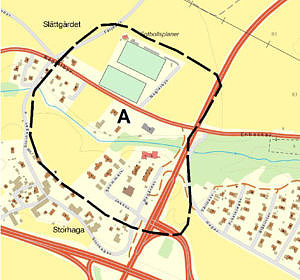 Karta över Storhaga