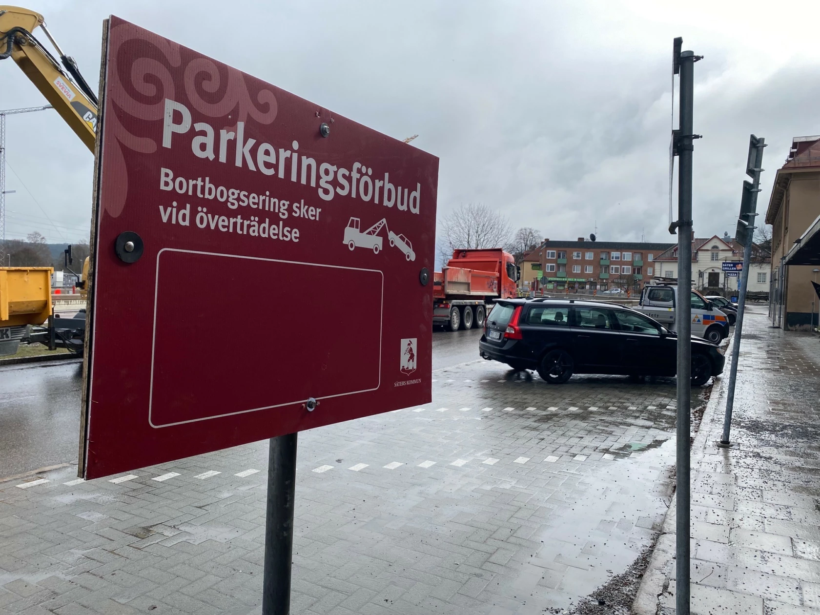 Skylt parkeringsförbud