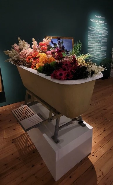 Ett arrangemang ur utställningen på Mentalvårdsmuseet.