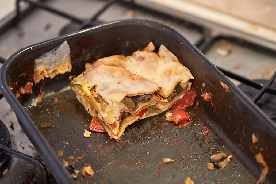 Överbliven lasagne