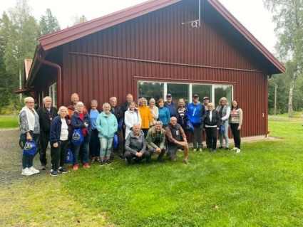 Alla deltagare i Seniorkul tillsammans med ledare