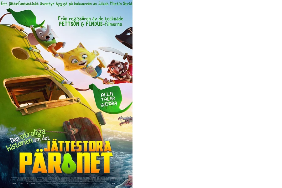 Den otroliga historien om det jättelika päronet. Barnfilm från 2017.