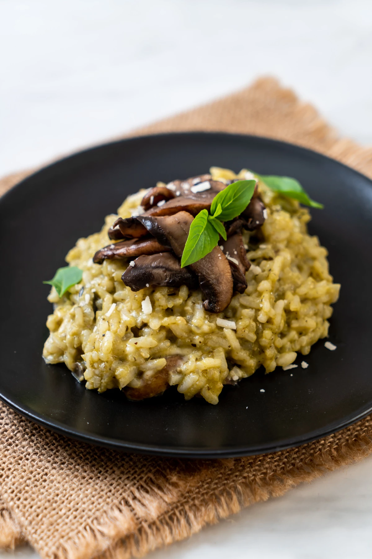 Risotto med champinjoner