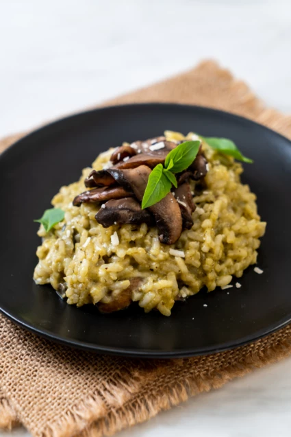 Risotto med champinjoner