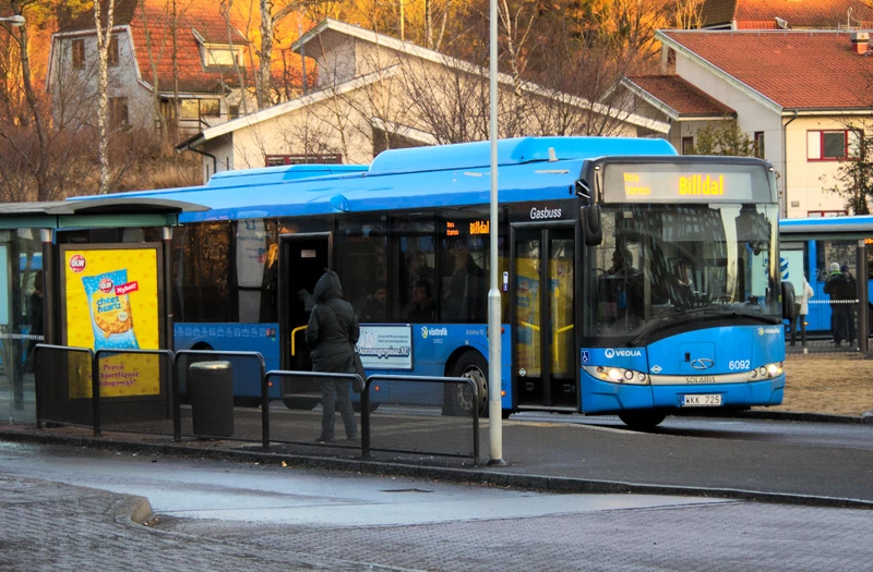 Blå buss