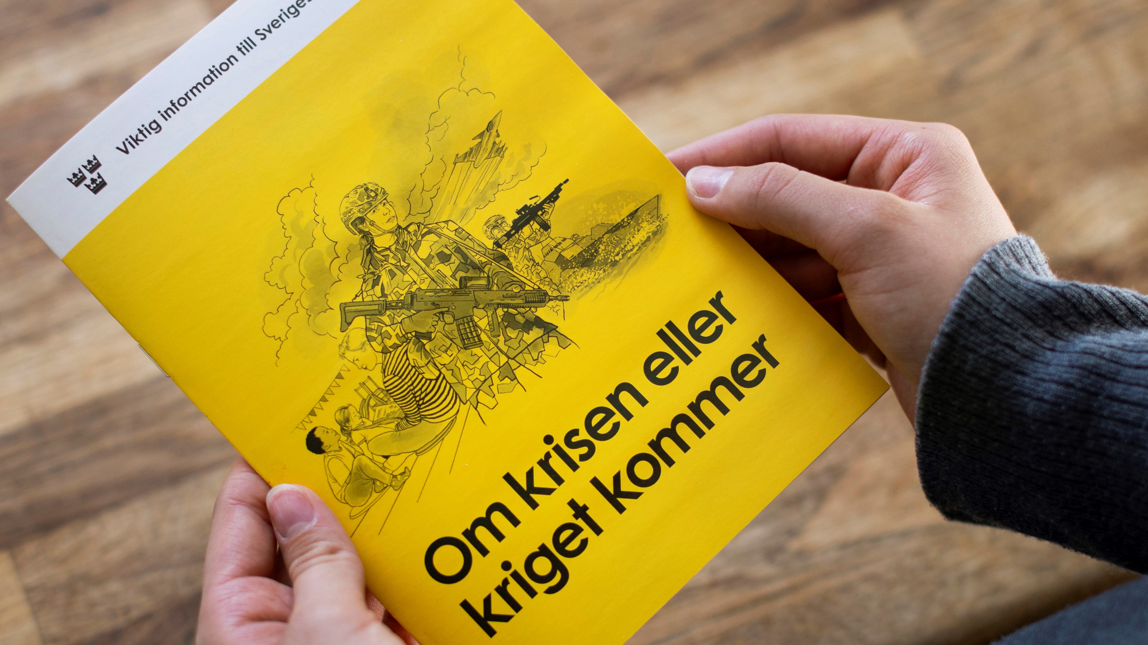 Broschyren Om krisen eller kriget kommer.