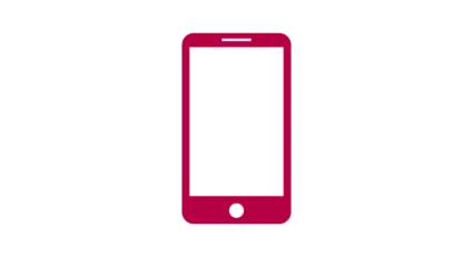Illustration av en mobiltelefon