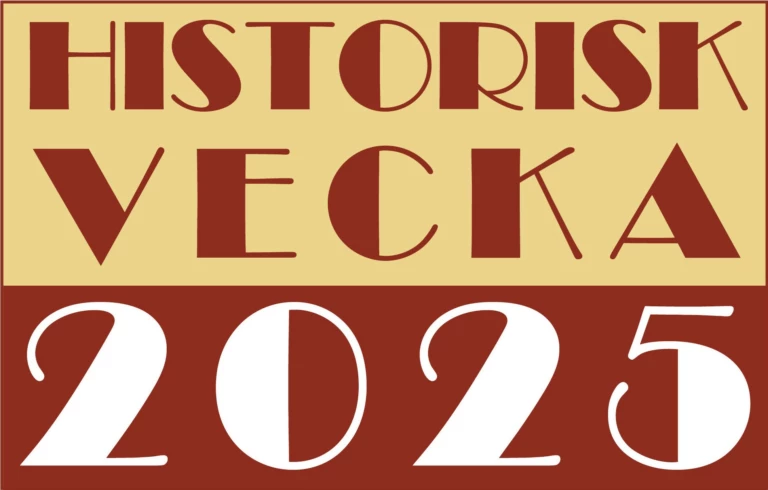 Loggan för Historisk vecka 2025. Loggan har texten: Historisk vecka 2025