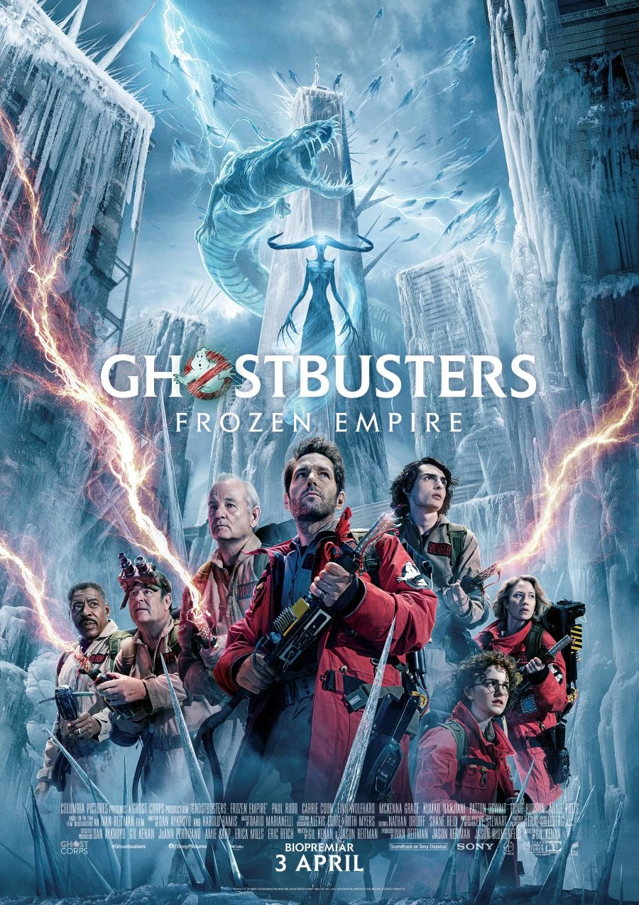 Filmposter för filmen Ghostbusters: Frozen empire
