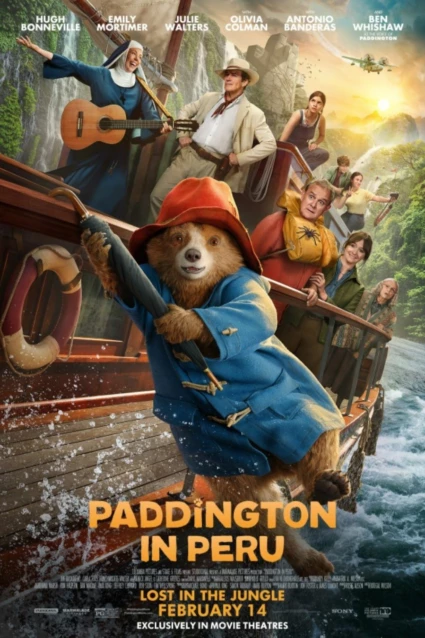 Filmposter för filmen Paddington i Peru