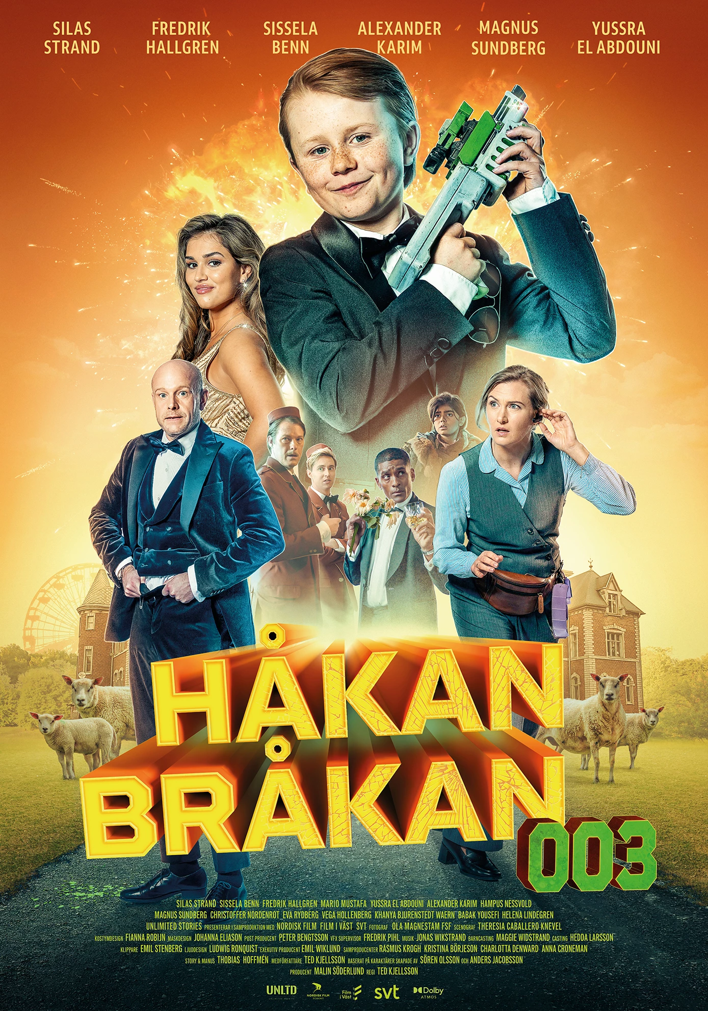 Filmaffisch håkan bråkan. Skådespelare.
