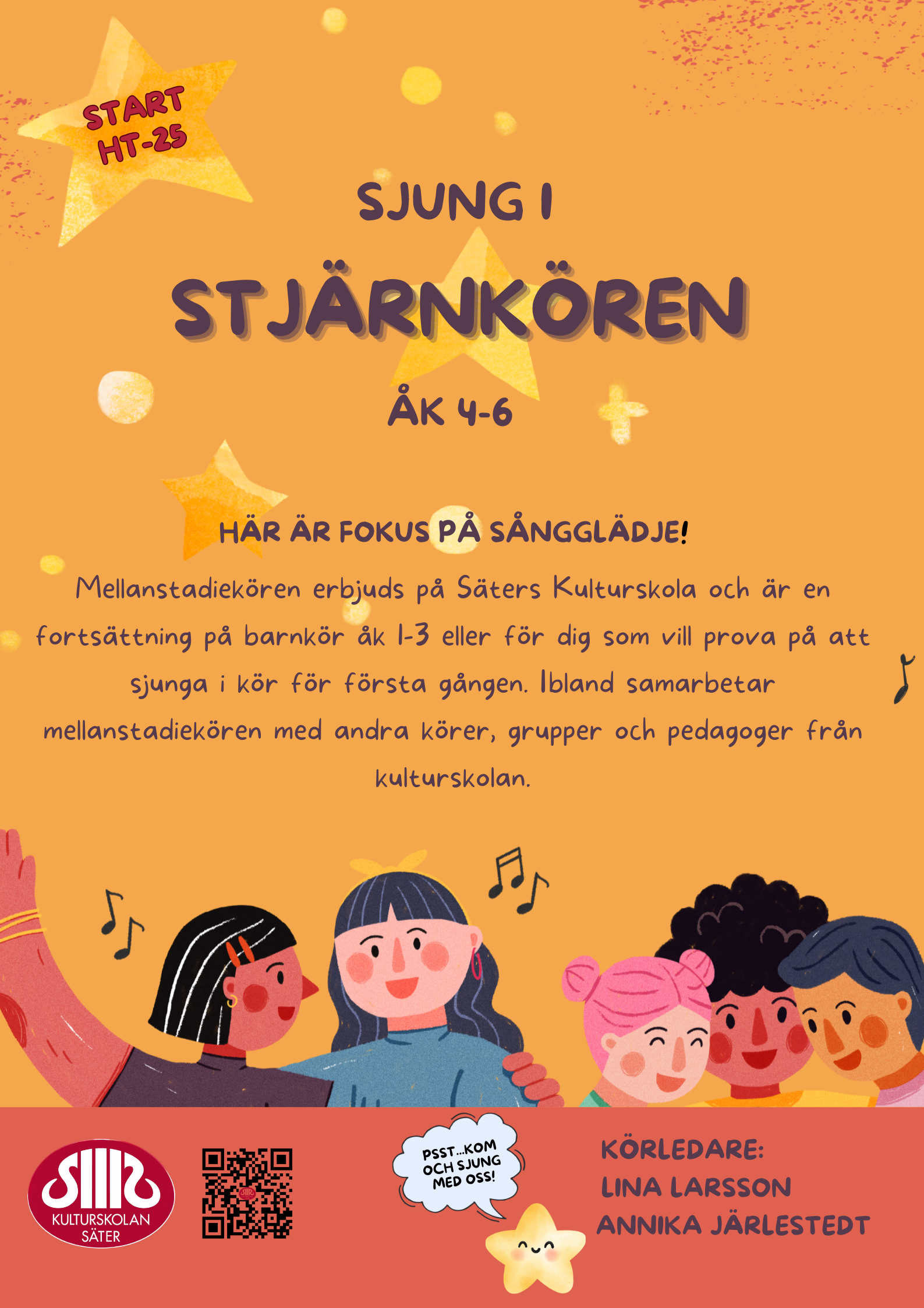 Affisch som informerar om k&ouml;rs&aring;ng