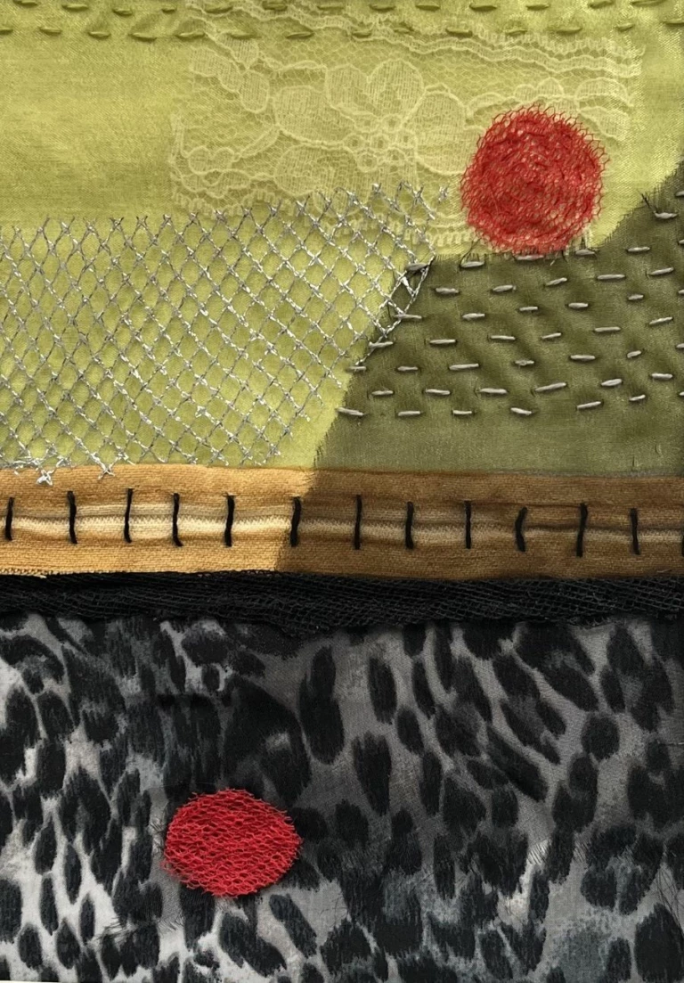 Tekstilkonstverk av Birgitta Holmer