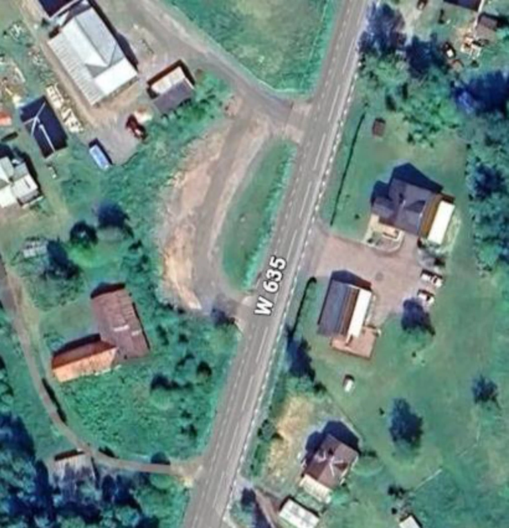 bild ovanfrån över ny hållplats Skenshyttan