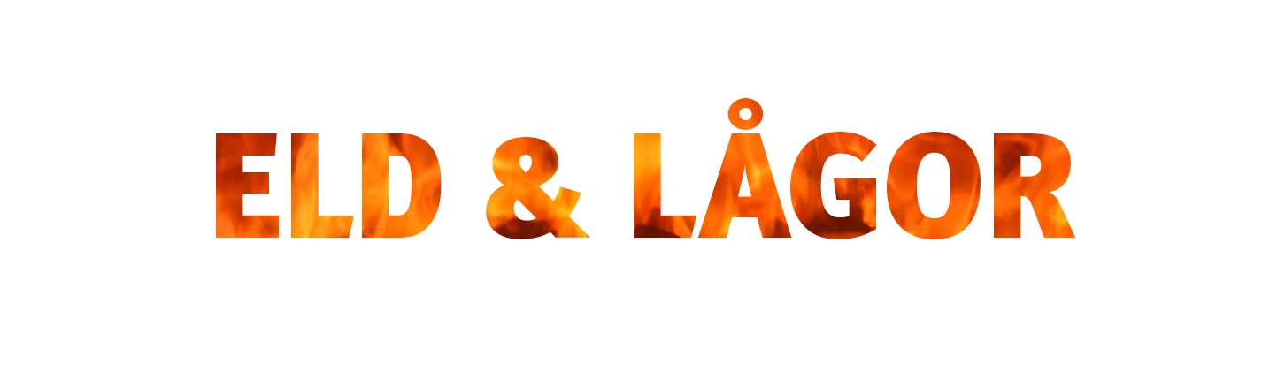 TEXT ELD OCH LÅGOR VÅRSALONG