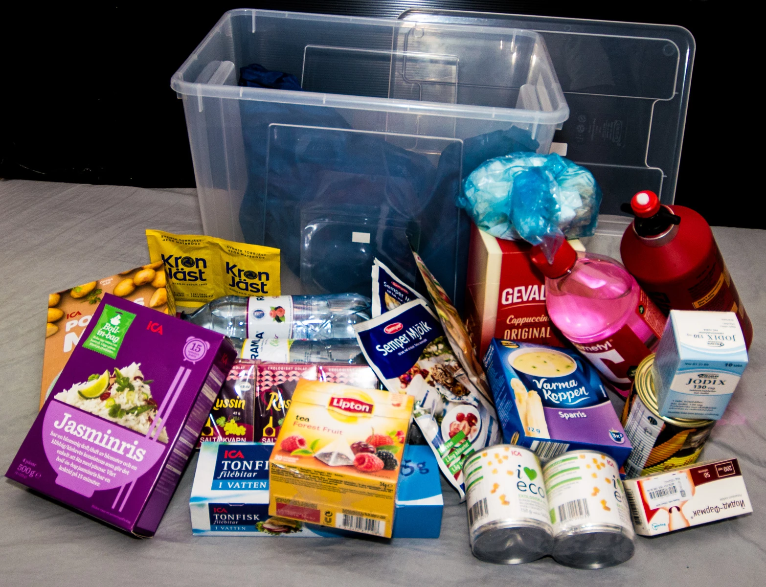 Mat och vatten beredskap