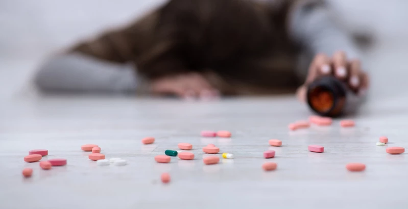 En människa som mår dåligt psykiskt.