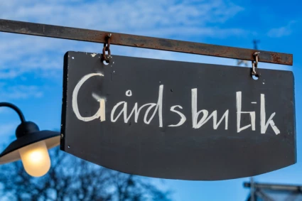 skylt Gårdsbutik