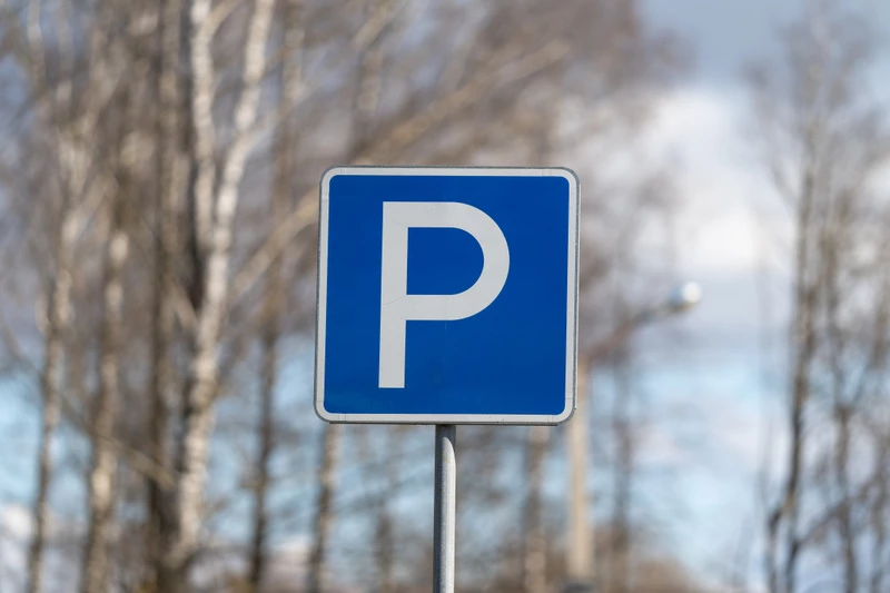trafikskylt för parkering