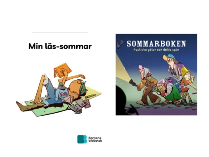 animerad bild min lässommar, tävling för barn som hör ihop med sommarboken
