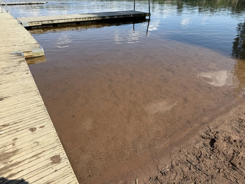 Brygga vid Övre Klingen (sjö).