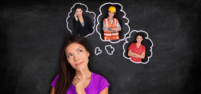Ungdom funderar på yrkesval