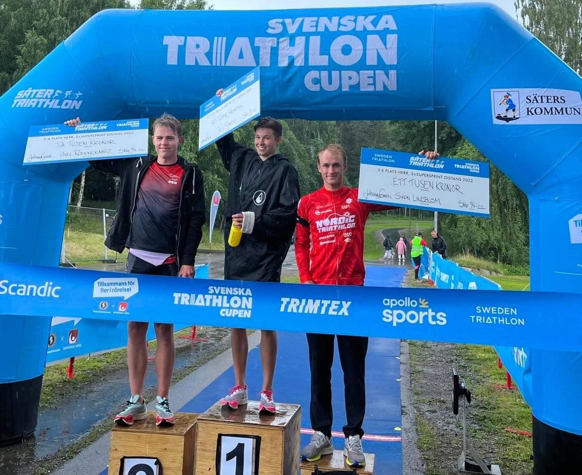 vinnare av Säter triathlon för några år sen.